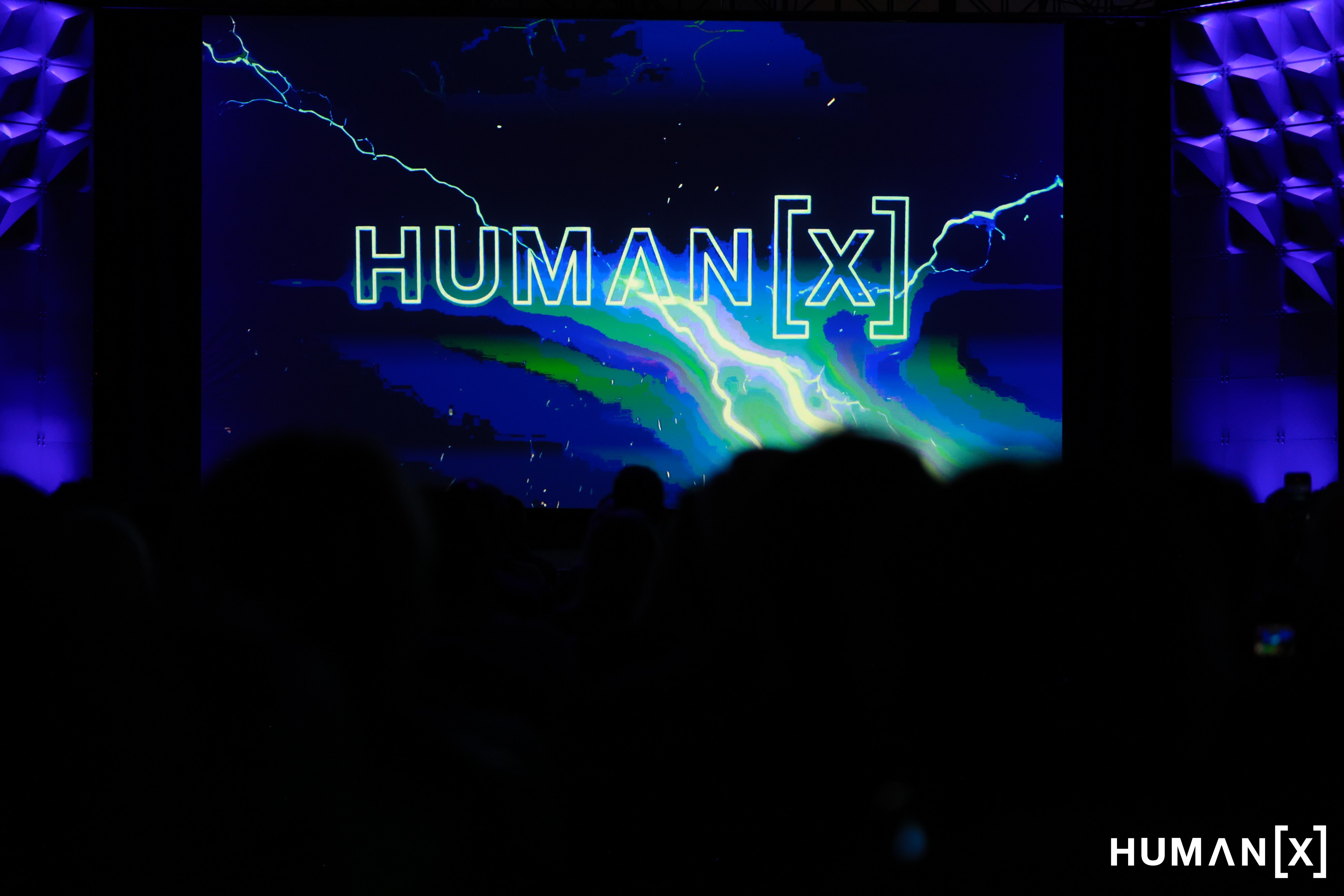 HUMAN[X] main stage during the Five-Layer AI Stack panel